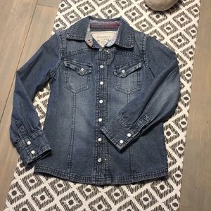 Mossimo Supply Co. jean shirt - XS girls - EUC